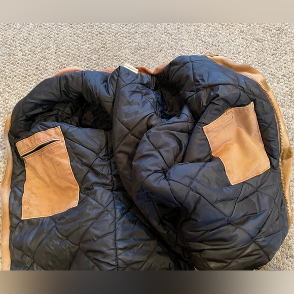 Carhartt Coat Mens XLarge Detroit Arctic Vintage Streetwear Quilted Duck Utility - Picture 5 of 6